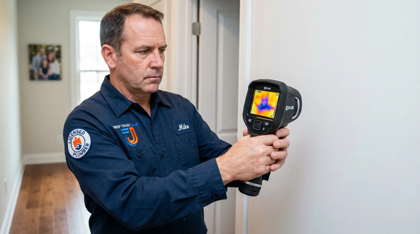 Thermal imaging leak detection by Johns Plumbing LLC in Hodgenville
